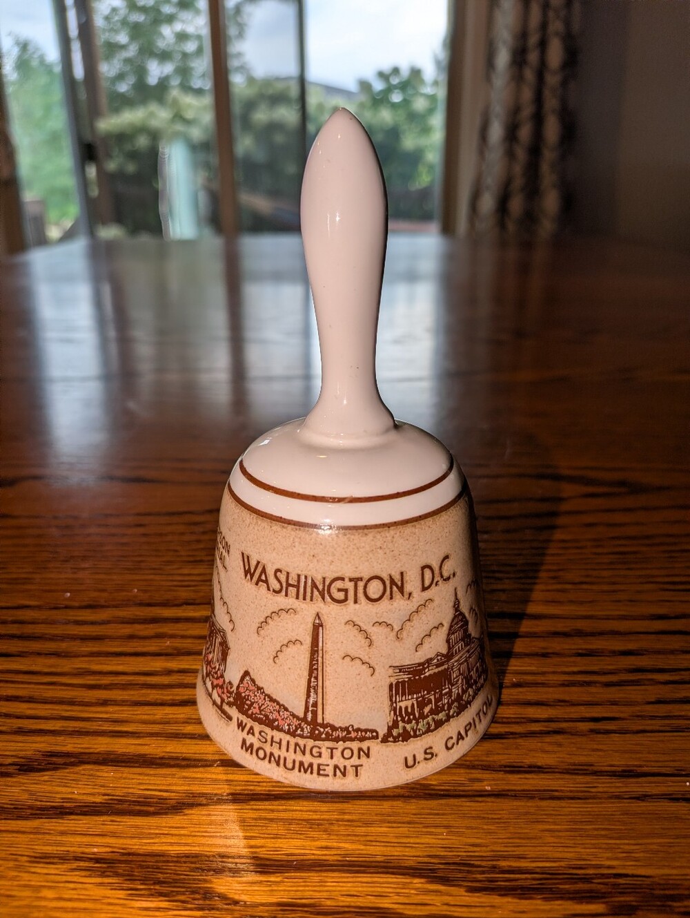 Vintage Ceramic Washington DC Landmarks Bell